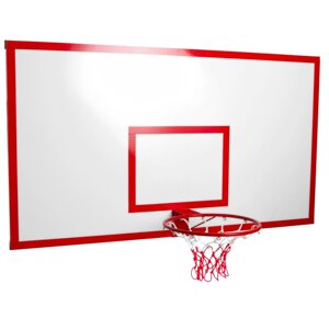 Щит баскетбольный с кольцом и сеткой усиленный Zelart LA-6275