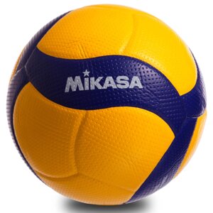 М'яч волейбольний Клеєний PU MIKASA V300W (PU, №5, 5 сл., клеєний)