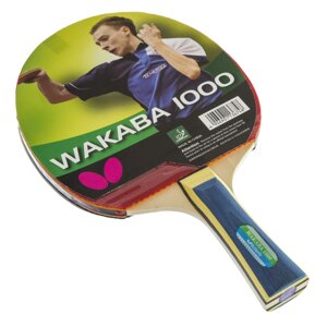 Ракетка для настільного тенісу 1 штука BUTTERFLY WAKABA-1000 (деревина, гума)