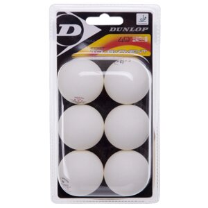 Набор мячей для настольного тенниса DUNLOP D TT BL 40+ FORT TOURNAMEN DL679321 6 шт. белый