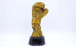 Статуэтка наградная спортивная Бокс Боксерская перчатка Zelart C-1757-A