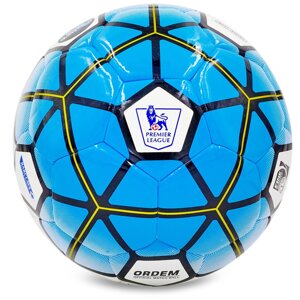 М'яч футбольний №5 PU HYDRO TECHNOLOGY SHINE PREMIER LEAGUE FB-5826 (№5, 5 сл., зшитий вручну)