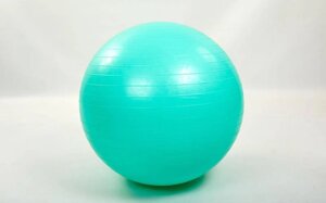 М'яч для фітнесу (фітбол) гладкий глянцевий 85см Zelart FI-1982-85 (PVC, 1200г, кольори в асортименті, ABS