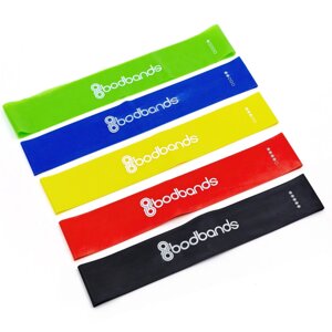 Резинки для фитнеса набор LOOP BANDS Zelart FI-6318 5шт цвета в ассортименте
