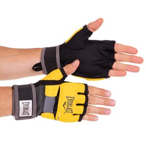 Перчатки-бинты внутренние гелевые для бокса и единоборств EVERLAST 4355Y HAND WRAPS M-XL желтый