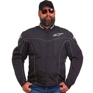 Мотокуртка з захистом Alpinestars MS-227 M-3XL чорний