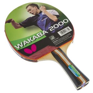 Ракетка для настільного тенісу 1 штука BUTTERFLY WAKABA-2000 (деревина, гума)