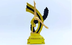 Статуетка (фігурка) нагородна спортивна Гімнастика Гімнастка HX4574-B6 (р-р 11х4х19,5 см)