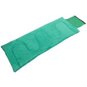 Спальний мішок-ковдра з підголівником Zelart UR SY-4140 зелений