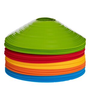 Фішки для розмітки поля 50шт UR З-5899 (пластик, d-20см, комплект 50шт, кольори в асортименті)