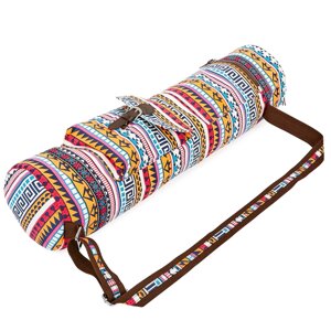 Сумка для йога килимка Yoga bag FODOKO FI-6972-5 (розмір 16смх70см, поліестер, бавовна,