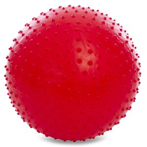 М'яч для фітнесу (фітбол) масажний 65см PS FI-078-65 (PVC, 1100г кольору, в асор, ABS технологія)