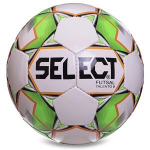 М'яч для футзалу SELECT TALENTO 9 FB-2996 №4 білий-зелений в Києві от компании Спортивный интернет - магазин "One Sport"
