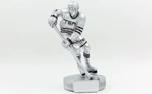 Статуетка (фігурка) нагородна спортивна Хокей Хокеїст HX2296-B6 (р-р 9х9х20 см)
