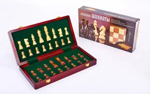 Шахи-настільна гра дерев'яні ZOOCEN X3118 (р-р дошки 35см x 35см)