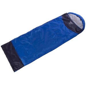 Спальний мішок-ковдра з капюшоном Zelart SY-S024 синій