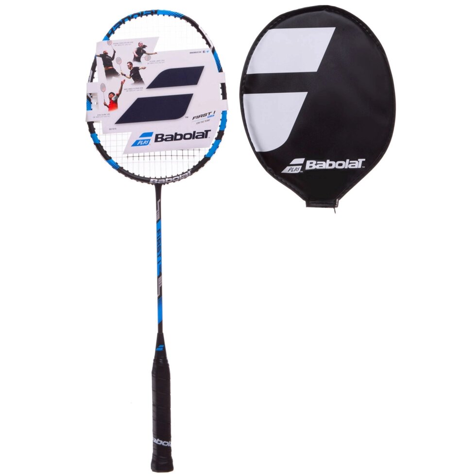 Ракетка для бадмінтону BABOLAT BB601327-216 FIRST I синій від компанії Спортивний інтернет - магазин "One Sport" - фото 1