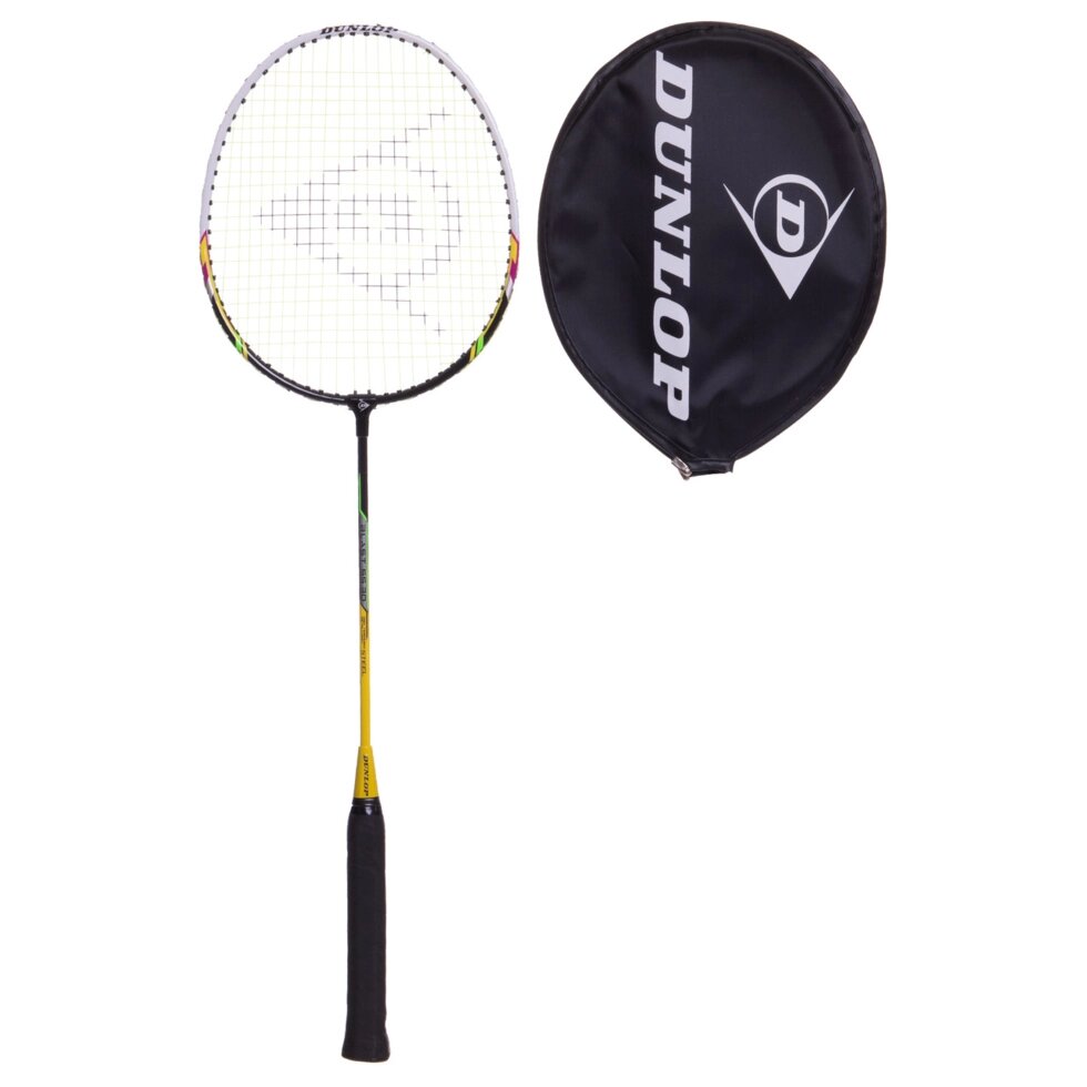 Ракетка для бадмінтону професійна в чохлі DUNLOP BD-13003704 D BR BLAST SS 30 кольори в асортименті від компанії Спортивний інтернет - магазин "One Sport" - фото 1