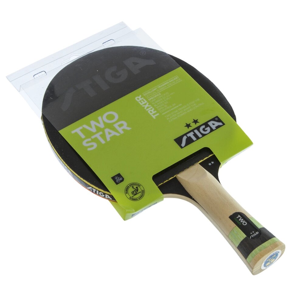 Ракетка для настільного тенісу 1 штука STIGA SGA-1212131501 TRIXER 2* (деревина, гума) від компанії Спортивний інтернет - магазин "One Sport" - фото 1