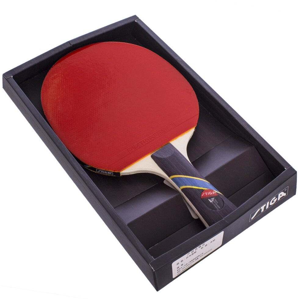 Ракетка для настільного тенісу 1 штука в кольоровій коробці SGA MT-7137 TRIUMPH ORIGINAL BLADE від компанії Спортивний інтернет - магазин "One Sport" - фото 1