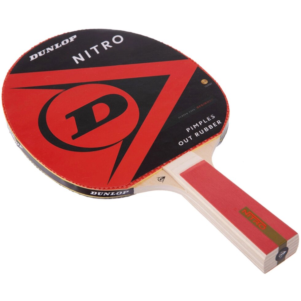 Ракетка для настільного тенісу DUNLOP DL679337 D TT BT NITRO кольори в асортименті від компанії Спортивний інтернет - магазин "One Sport" - фото 1