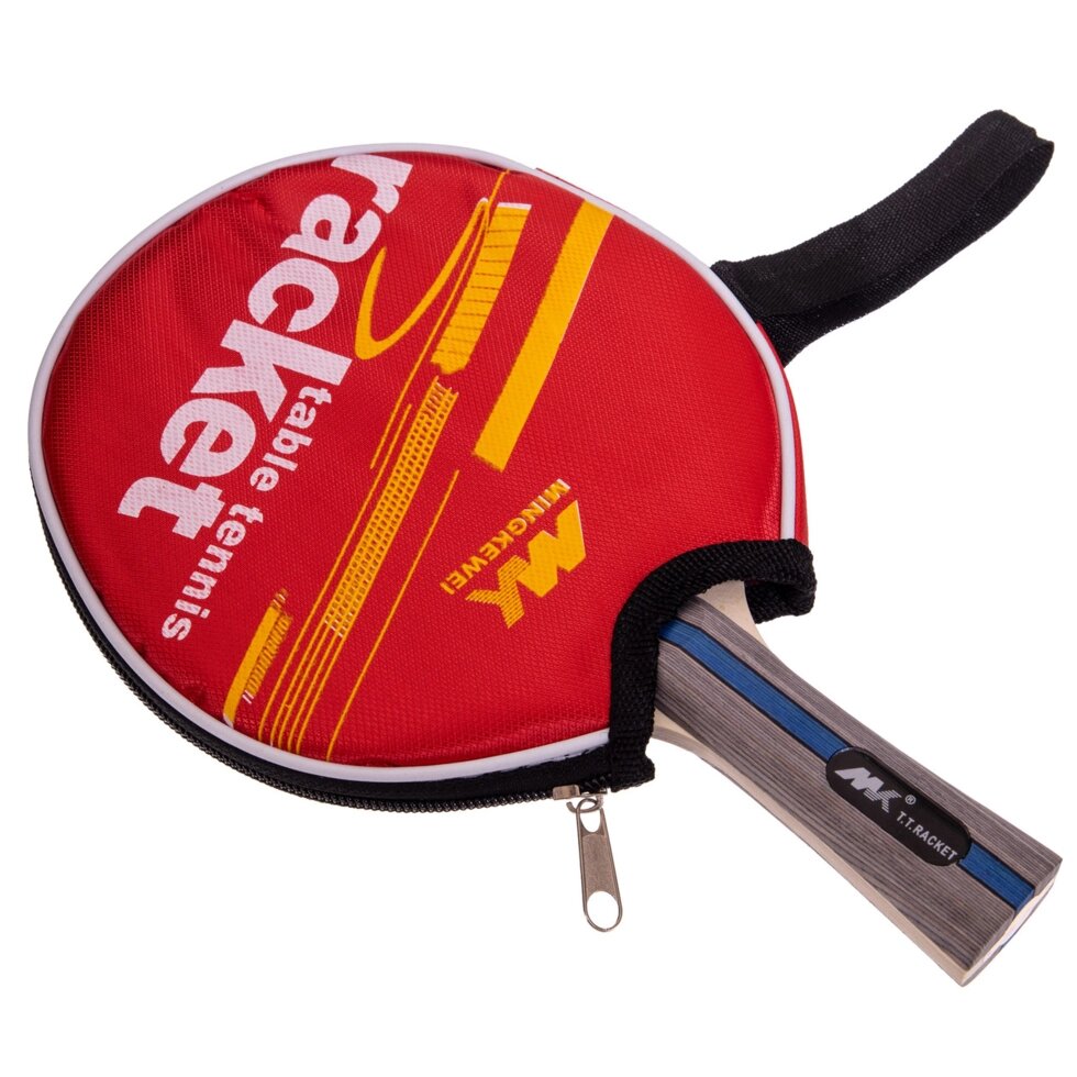 Ракетка для настільного тенісу в чохлі MK 2STAR кольори в асортименті від компанії Спортивний інтернет - магазин "One Sport" - фото 1