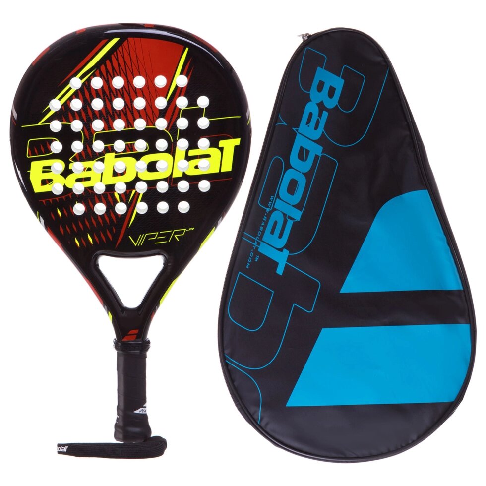 Ракетка для падел тенісу BABOLAT VIPER JR BB150083-296 чорний від компанії Спортивний інтернет - магазин "One Sport" - фото 1