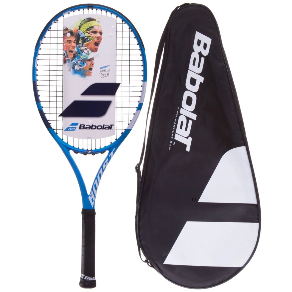 Ракетка для великого тенісу BABOLAT BB121197-13601 BOOST D, L2 блакитний від компанії Спортивний інтернет - магазин "One Sport" - фото 1