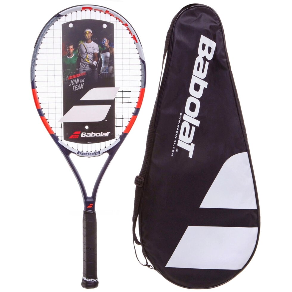 Ракетка для великого тенісу BABOLAT BB121200-30501 PULSION 105, L2 блакитний від компанії Спортивний інтернет - магазин "One Sport" - фото 1