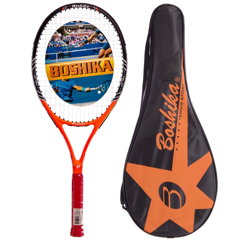 Ракетка для великого тенісу BOSHIKA 610 POWER (полікарбон, кольори в асортименті) від компанії Спортивний інтернет - магазин "One Sport" - фото 1