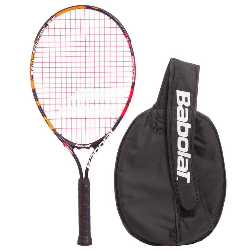 Ракетка для великого тенісу юніорська BABOLAT 140136-144 BALLFIGHTER 23 JUNIOR (оранжевий-червоний) від компанії Спортивний інтернет - магазин "One Sport" - фото 1