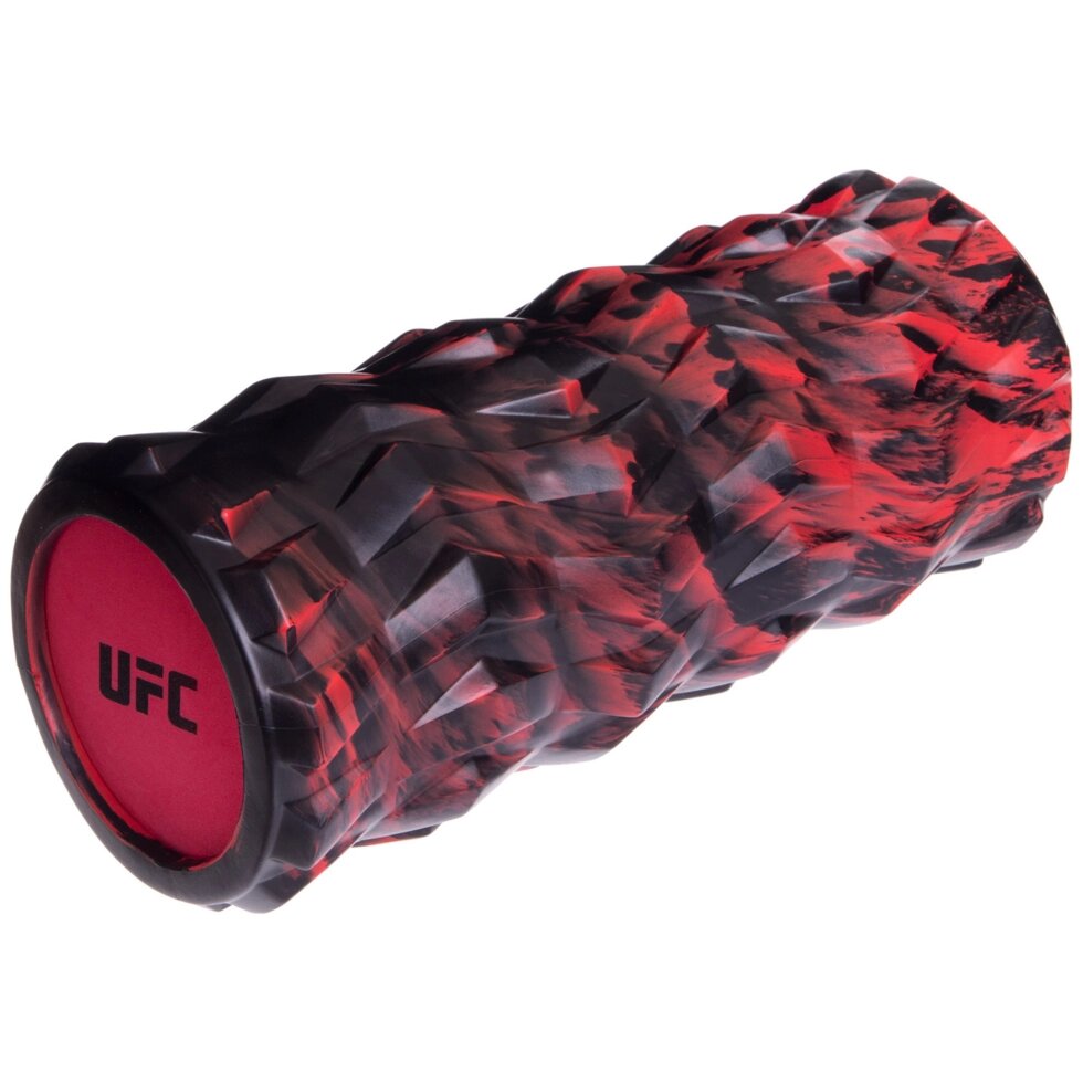 Ролер для йоги і пілатесу масажний UFC UHA-69722 33см чорний-червоний від компанії Спортивний інтернет - магазин "One Sport" - фото 1