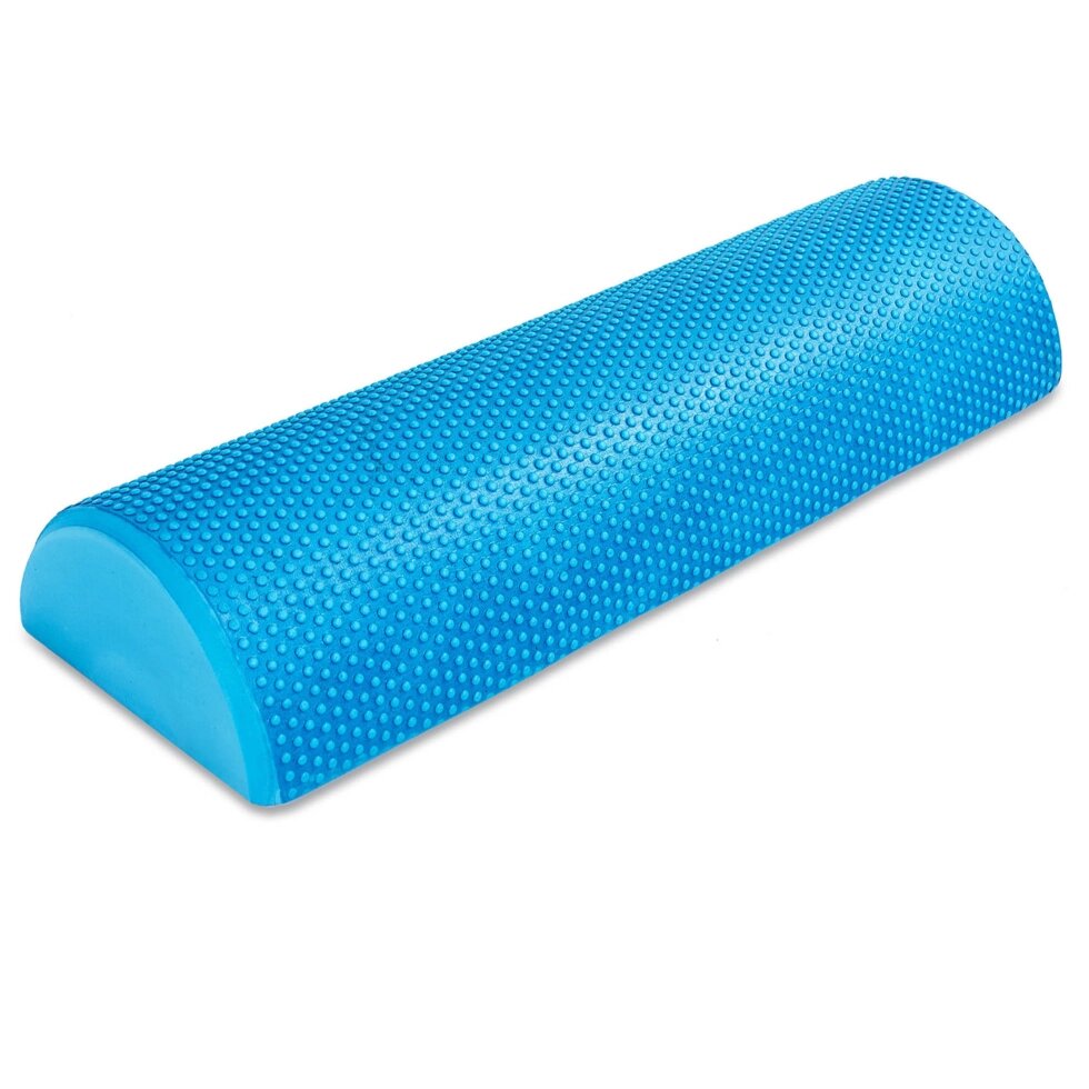 Ролер (полуцилиндр) для занять йогою масажний EVA FI-6285-45 l-45см (d-15см, синій) від компанії Спортивний інтернет - магазин "One Sport" - фото 1