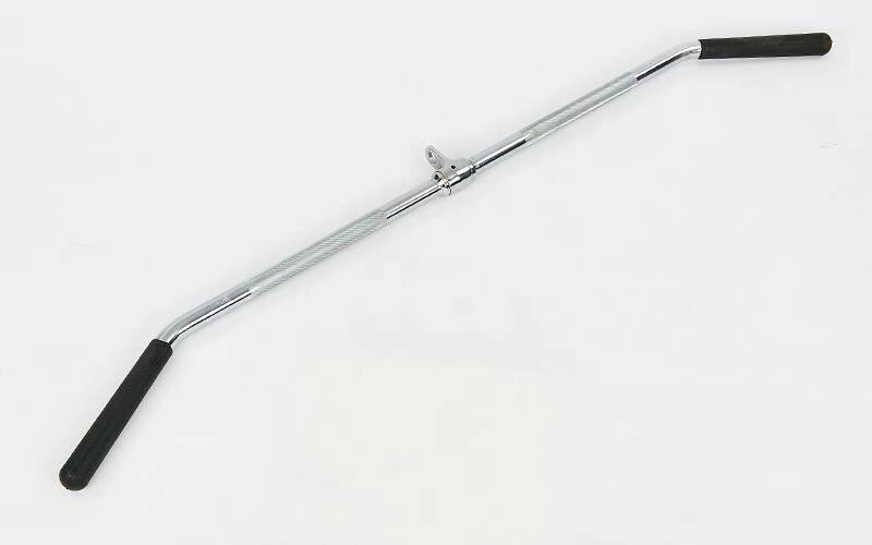 Ручка для тяги за голову c обертовим підвісом з PU накладкою Record TA-8239 (l-120см) PLB-4813 від компанії Спортивний інтернет - магазин "One Sport" - фото 1