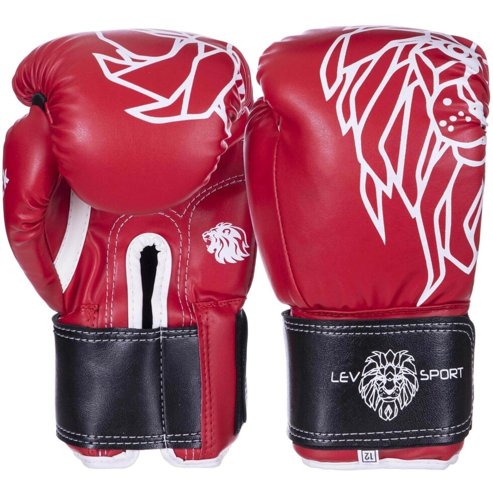Рукавички боксерські LEV UR LV-4280 10-12 унцій кольори в асортименті від компанії Спортивний інтернет - магазин "One Sport" - фото 1