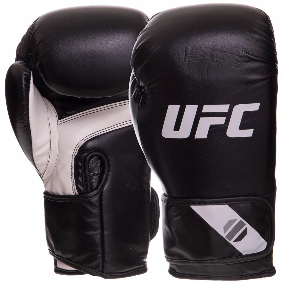 Рукавички боксерські UFC Fitness PRO UHK-75108 18 унцій чорний від компанії Спортивний інтернет - магазин "One Sport" - фото 1