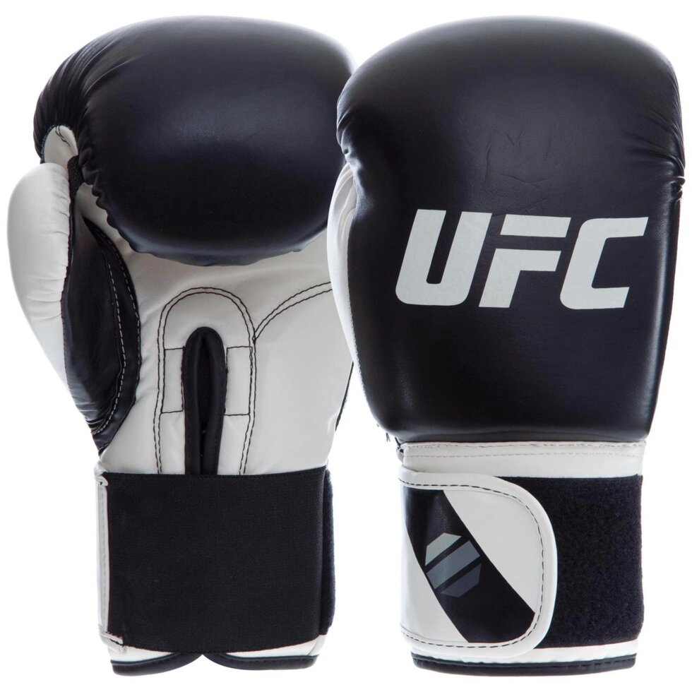 Рукавички боксерські UFC PRO Compact UHK-75004 S-M білий-чорний від компанії Спортивний інтернет - магазин "One Sport" - фото 1