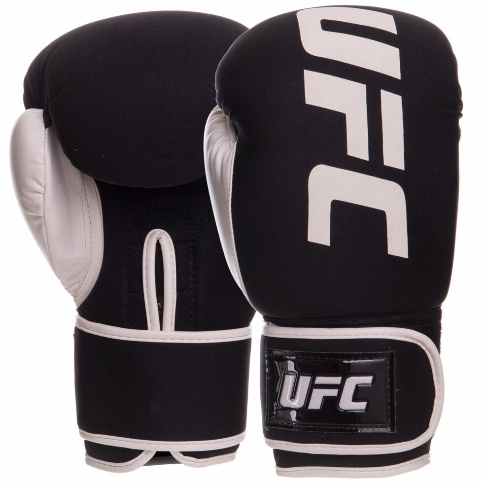 Рукавички боксерські UFC PRO Washable UHK-75023 S-M білий від компанії Спортивний інтернет - магазин "One Sport" - фото 1
