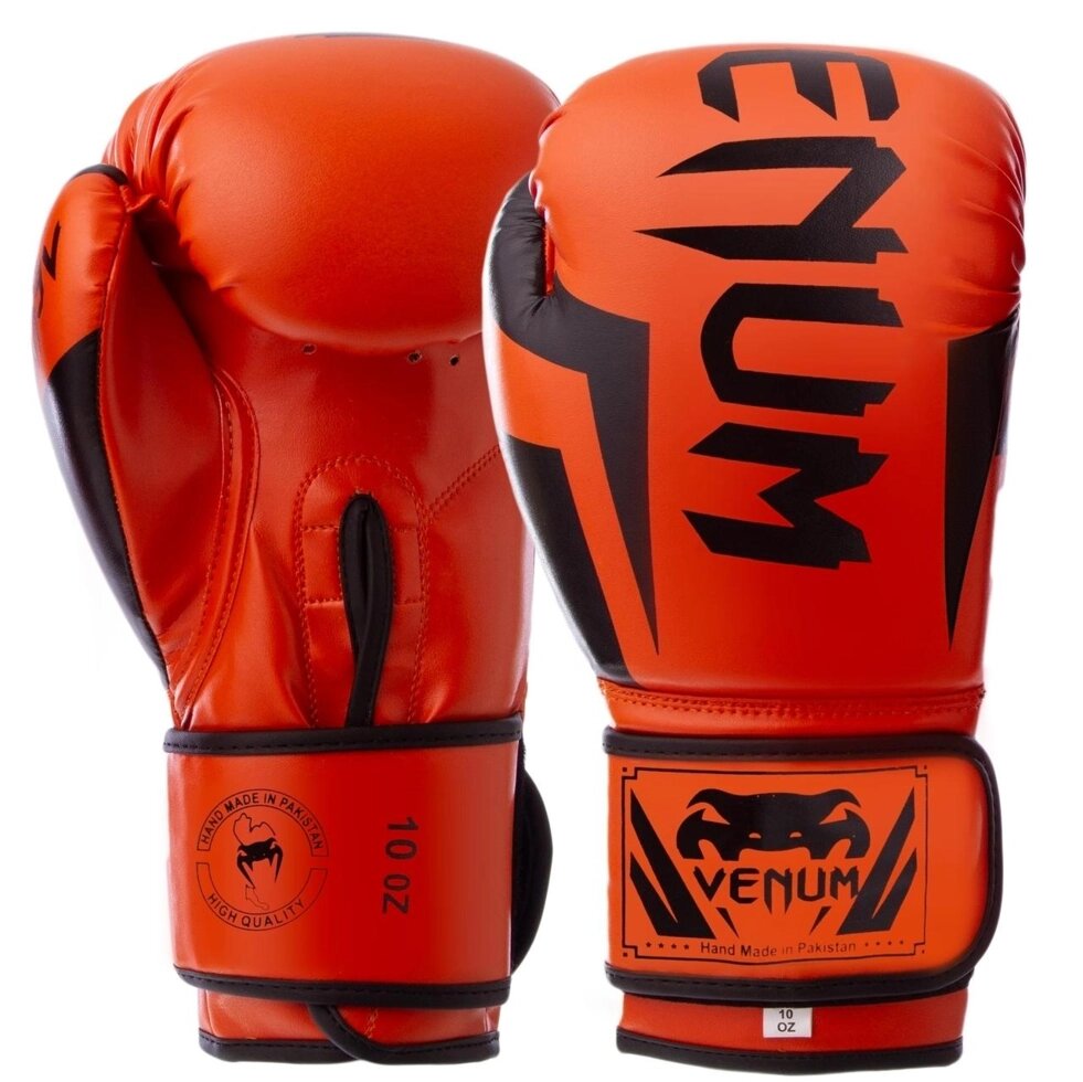 Рукавички боксерські VNM ELITE BO-5338 10-12 унцій кольори в асортименті від компанії Спортивний інтернет - магазин "One Sport" - фото 1
