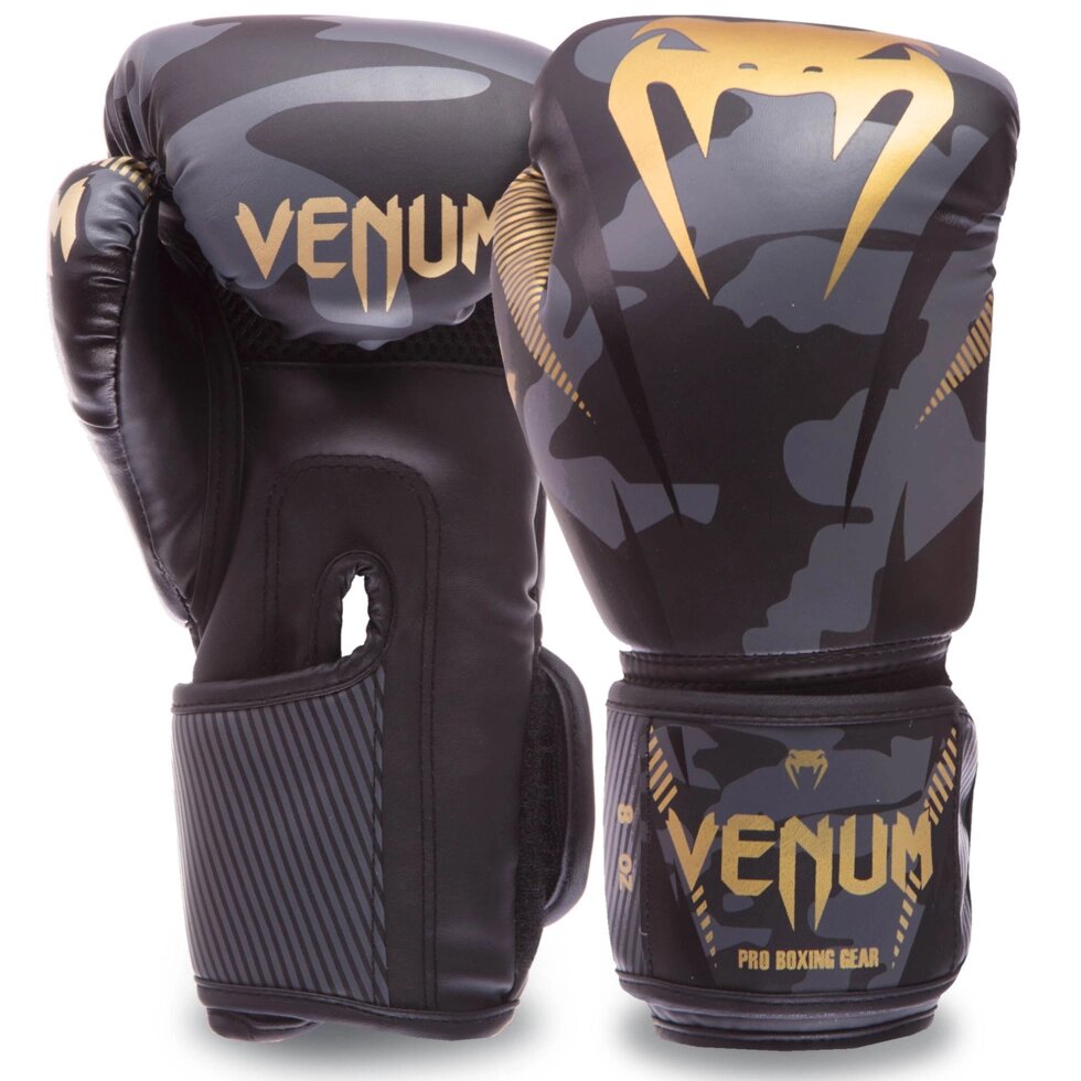 Рукавички боксерські VNM IMPACT BO-0870 8-12 унцій кольори в асортименті від компанії Спортивний інтернет - магазин "One Sport" - фото 1
