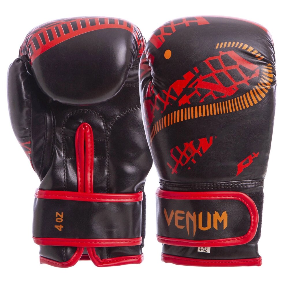 Рукавички боксерські VNM SNAKER VL-5795 4-12 унцій кольори в асортименті від компанії Спортивний інтернет - магазин "One Sport" - фото 1