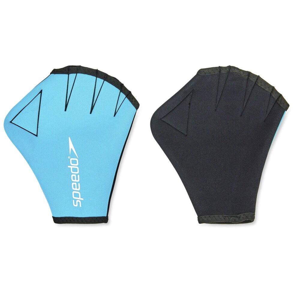Рукавички для аквафітнесу SPEEDO 8069190309 S-L синій-чорний від компанії Спортивний інтернет - магазин "One Sport" - фото 1