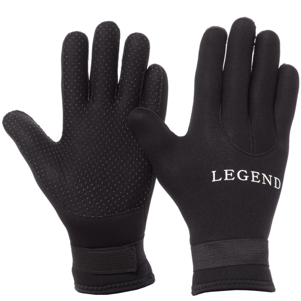 Рукавички для дайвінгу LEGEND PL-6103 M-XL чорний від компанії Спортивний інтернет - магазин "One Sport" - фото 1