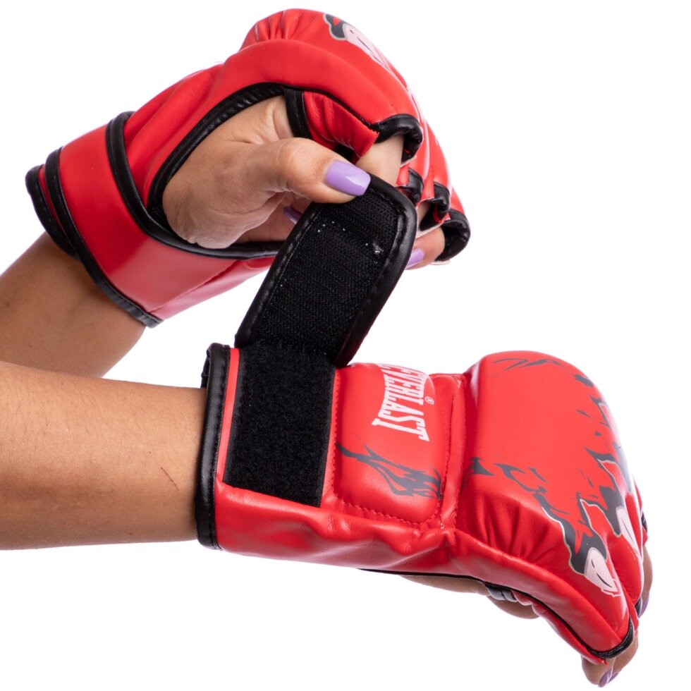 Рукавички для змішаних єдиноборств MMA ELS BO-3207 S-XL кольори в асортименті від компанії Спортивний інтернет - магазин "One Sport" - фото 1