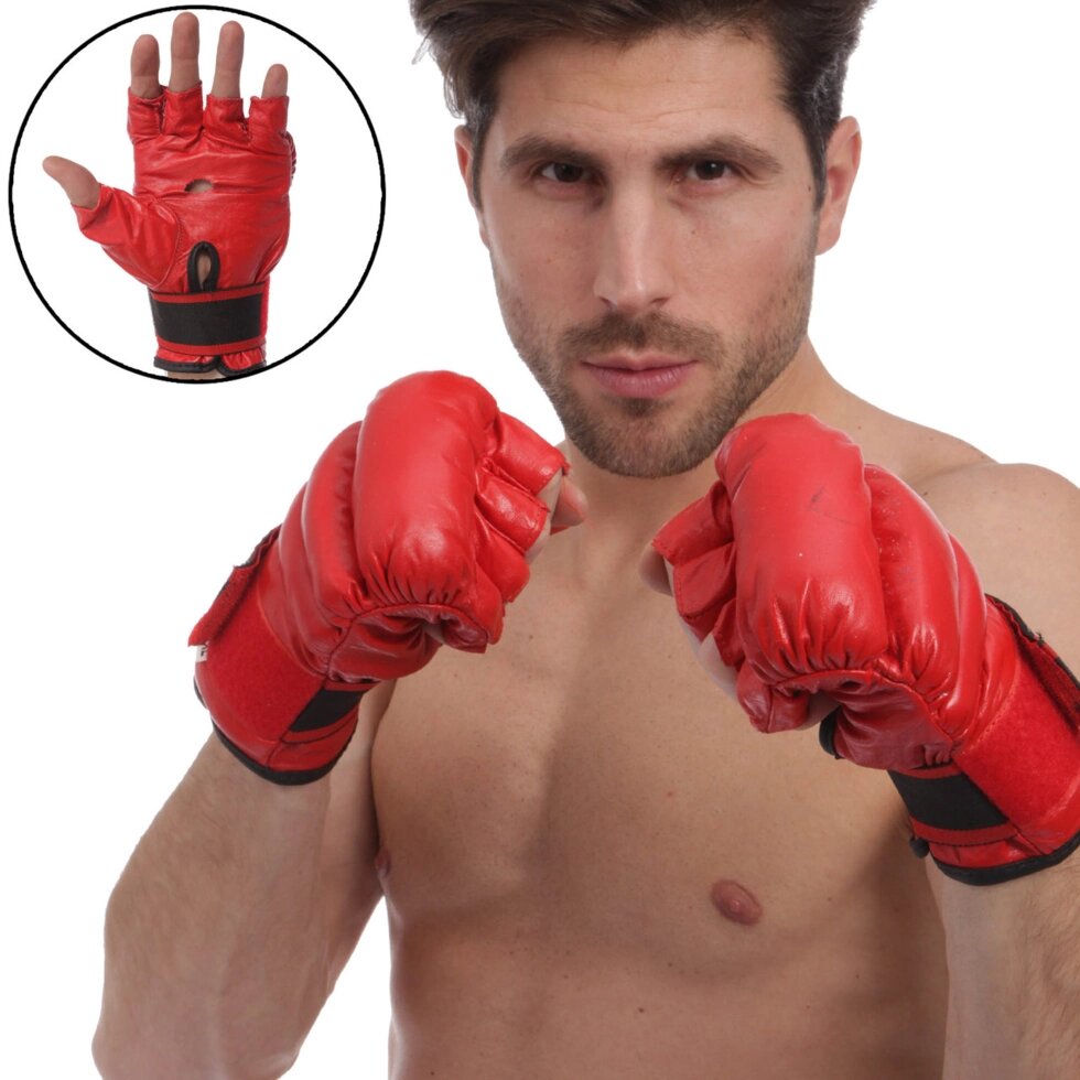 Рукавички для змішаних єдиноборств MMA VELO ULI-4012 S-XL кольори в асортименті від компанії Спортивний інтернет - магазин "One Sport" - фото 1