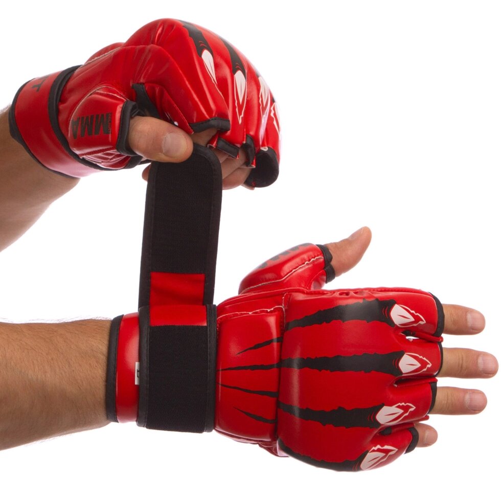 Рукавички для змішаних єдиноборств MMA Zelart BO-1394 S-L кольори в асортименті від компанії Спортивний інтернет - магазин "One Sport" - фото 1