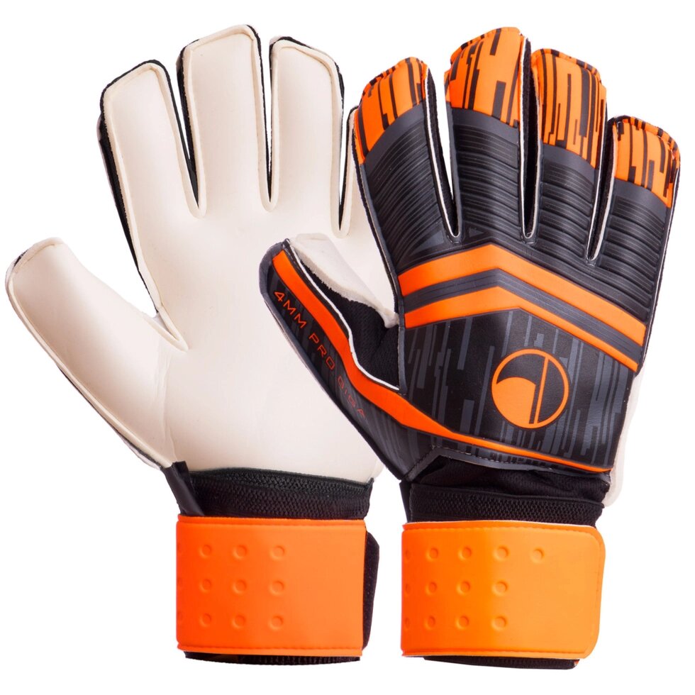 Рукавички воротарські з захистом пальців Zelart FB-900 розмір 8-10 кольори в асортименті від компанії Спортивний інтернет - магазин "One Sport" - фото 1