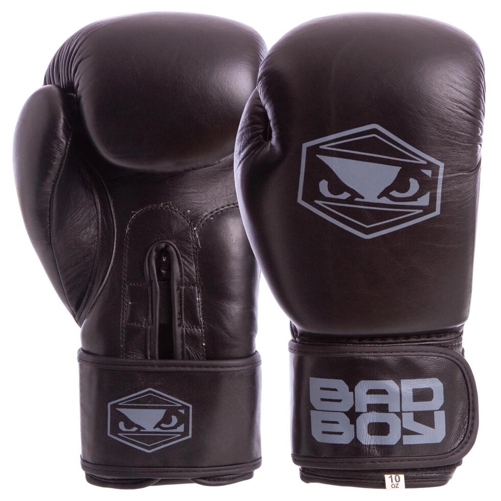 Рукавиці боксерські шкіряні BDB STRIKE VL-6615 10-14 унцій кольори в асортименті від компанії Спортивний інтернет - магазин "One Sport" - фото 1