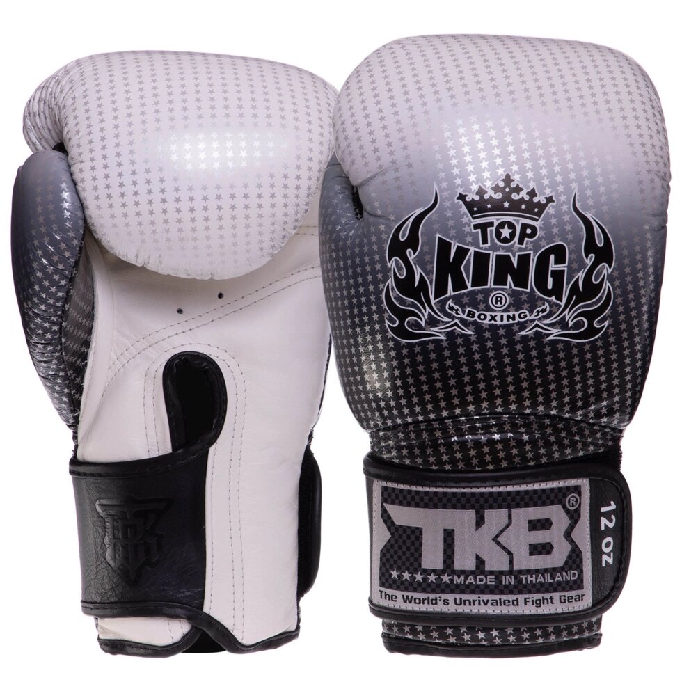 Рукавиці боксерські шкіряні TOP KING Super Star TKBGSS-01 8-18 унцій кольори в асортименті від компанії Спортивний інтернет - магазин "One Sport" - фото 1