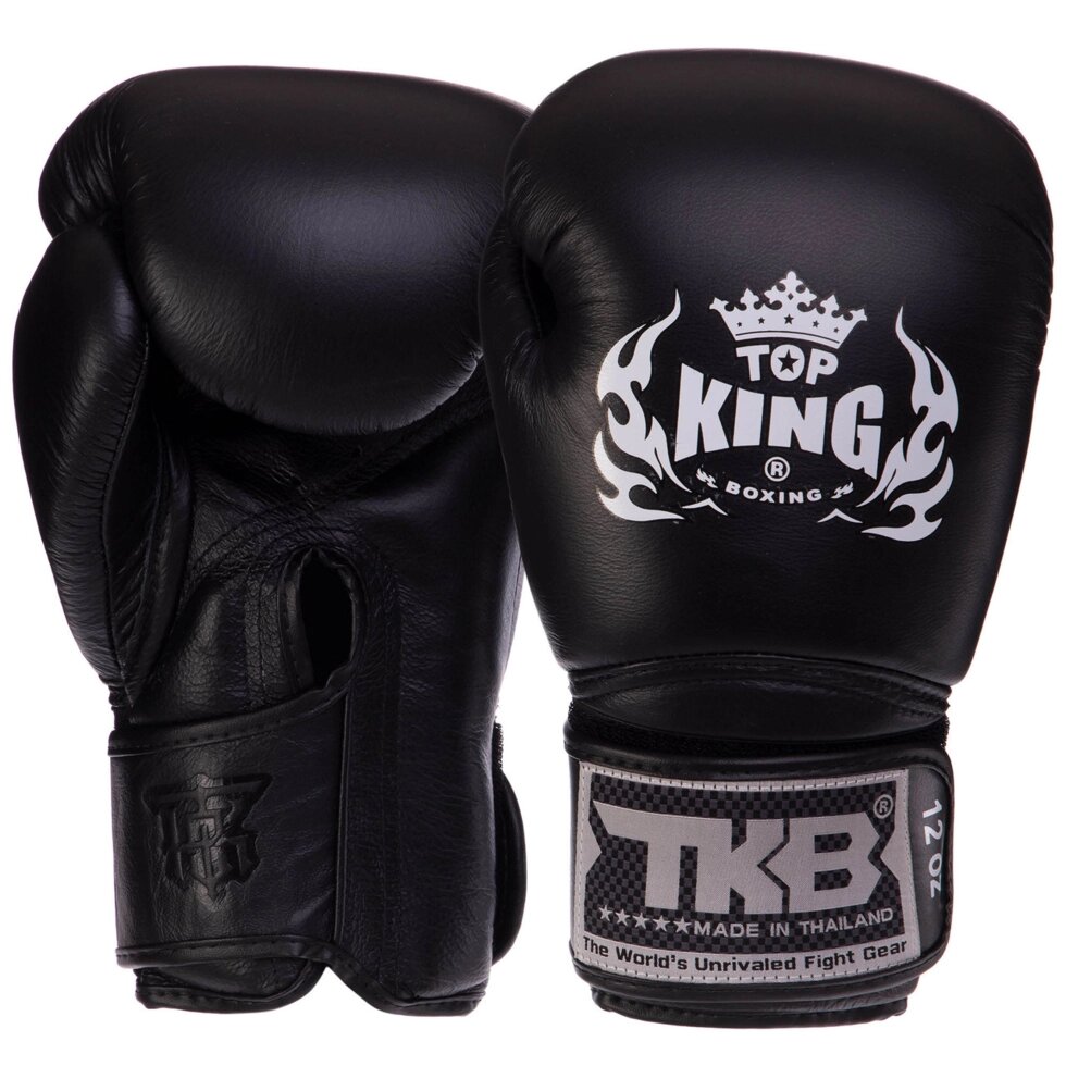 Рукавиці боксерські шкіряні TOP KING Super TKBGSV 8-18 унцій кольори в асортименті від компанії Спортивний інтернет - магазин "One Sport" - фото 1